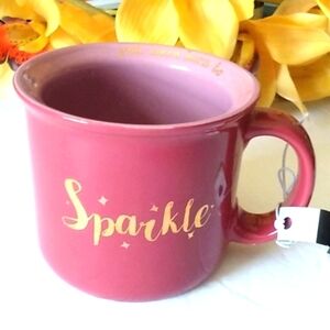 BOSTON WAREHOUSE SPARKLE COFFEE MUG SIZE 16oz. NWT